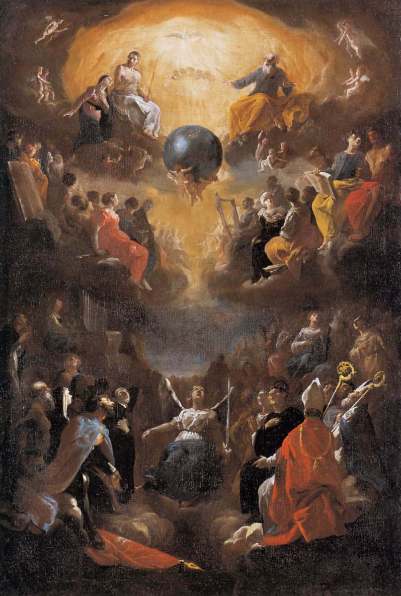 Johann Heinrich Schonfeldt Adoration of the Holy Trinity